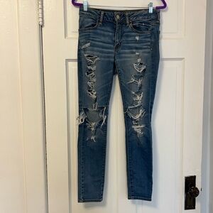 American Eagle Outfitters Super Stretch Hi-Rise Jeggings Size 8R